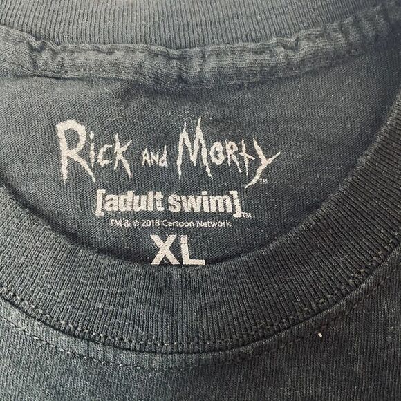 Rick and Morty Unisex Crop Tee XL - Picture 3 of 3